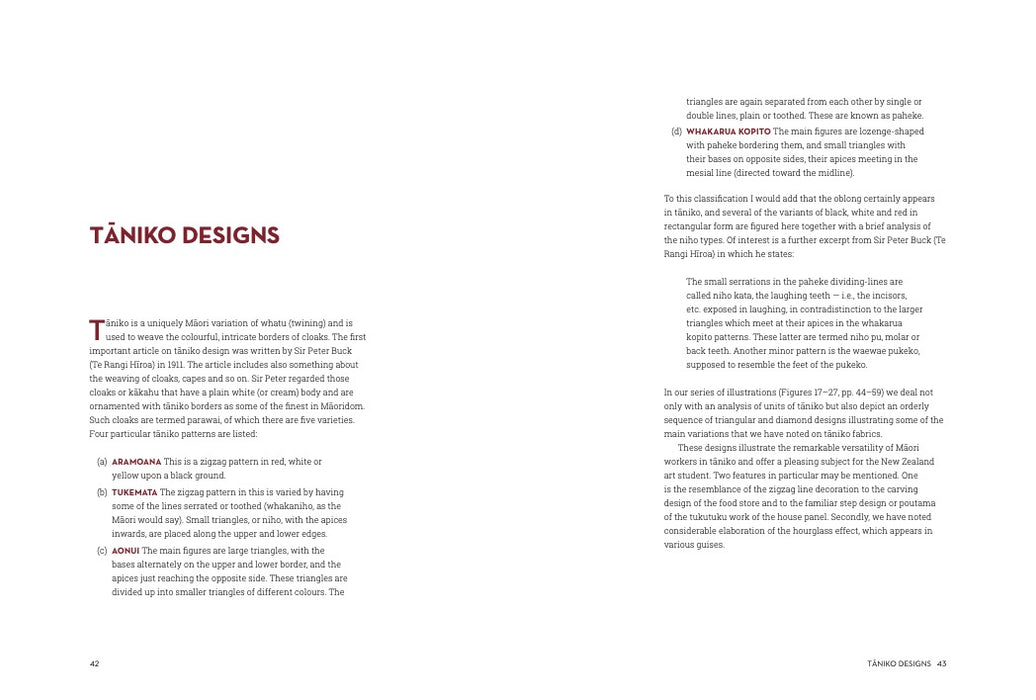 Māori Rafter & Tāniko Designs