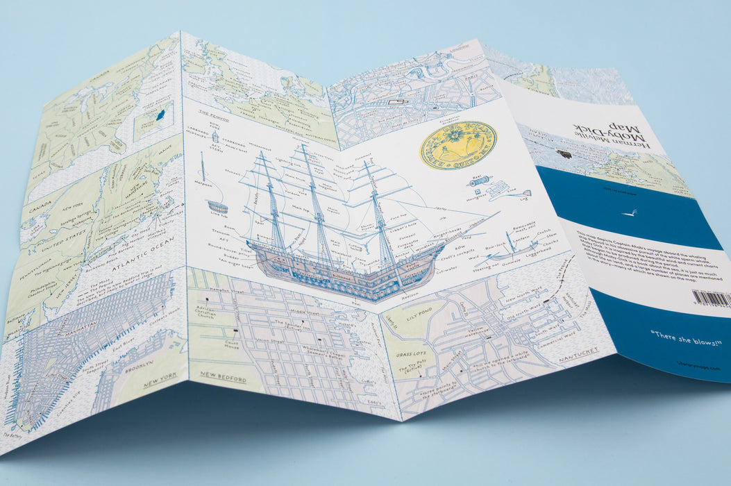 Herman Melville, Moby-Dick Map