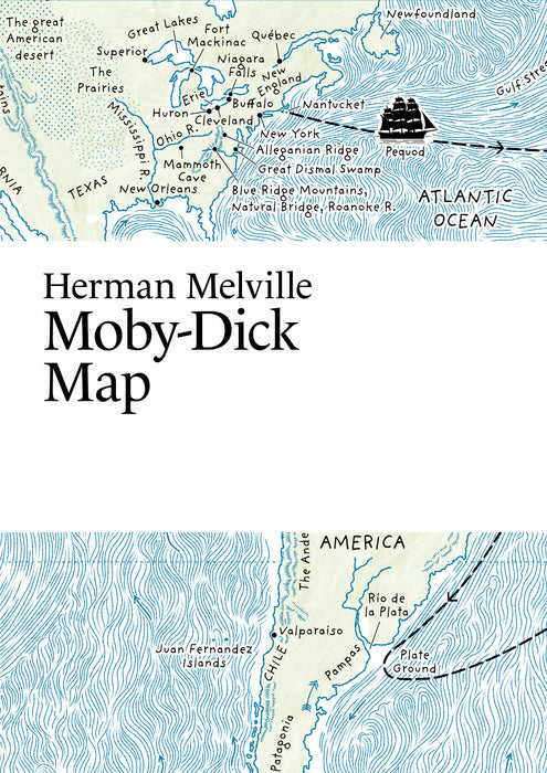Herman Melville, Moby-Dick Map