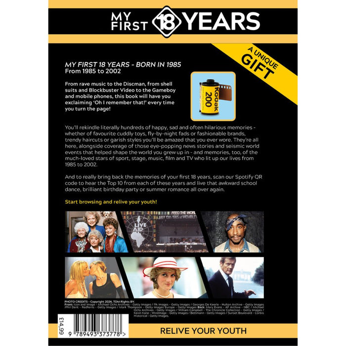 My First 18 Years - Born in 1985