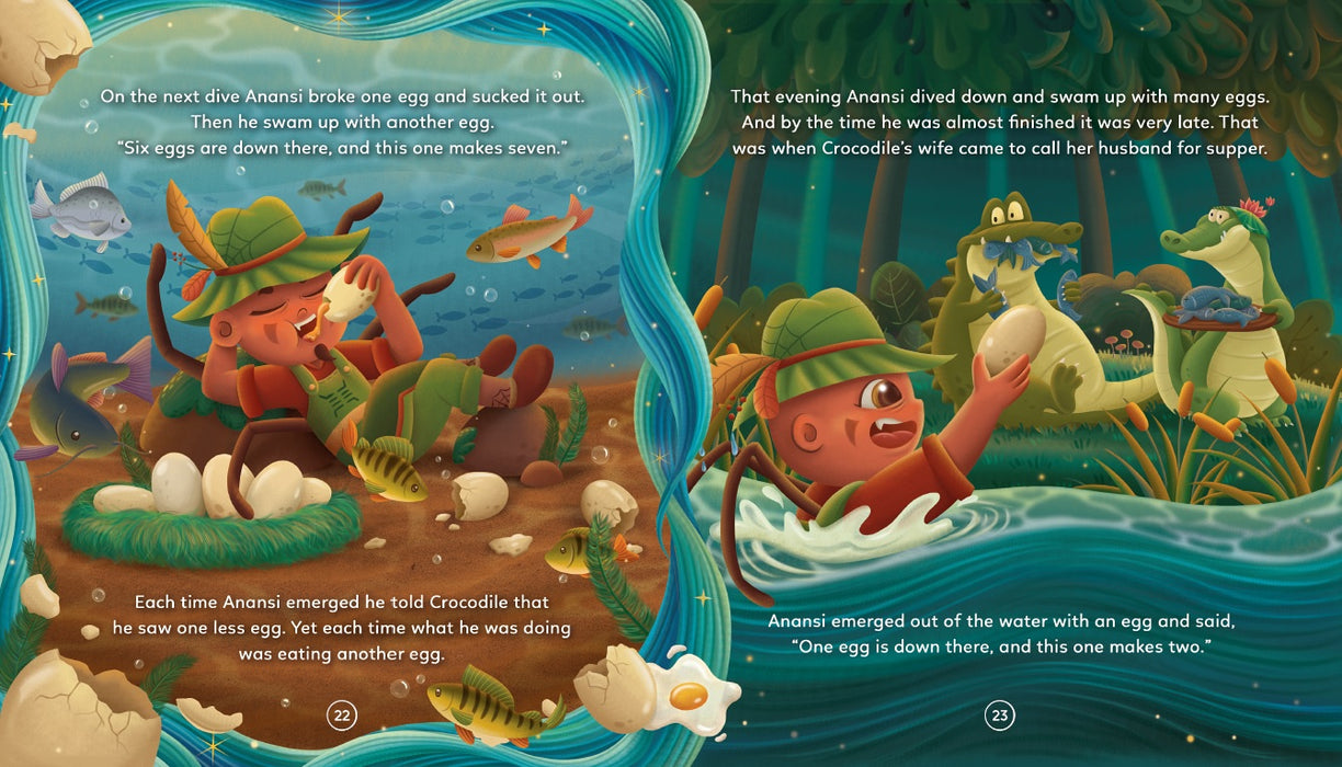 Anansi and Crocodile: The Bird Cherry Island Story