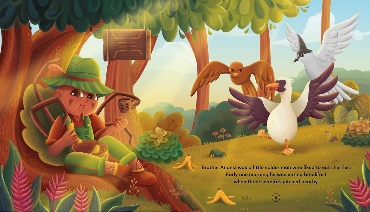 Anansi and Crocodile: The Bird Cherry Island Story