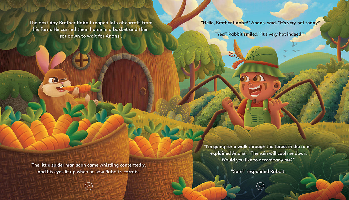 Anansi and Rabbit: The Moss-Covered Rock Story