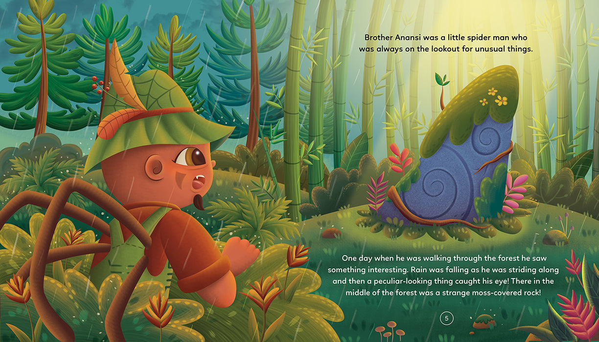 Anansi and Rabbit: The Moss-Covered Rock Story