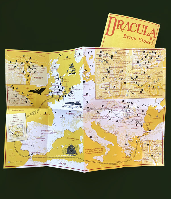 Bram Stoker, Dracula Map