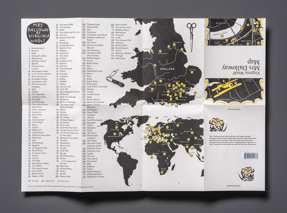 Virginia Woolf, Mrs Dalloway Map