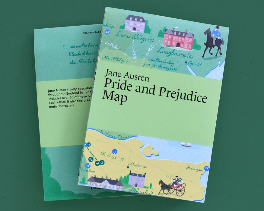 Jane Austen, Pride and Prejudice Map