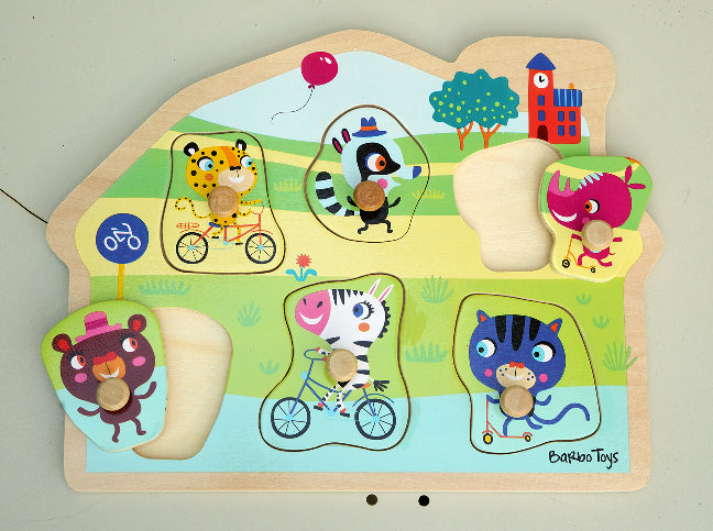 Little Bright Ones - Wooden Puzzle - Play