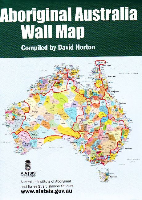 Aboriginal Australia Wall Folded Map: Large