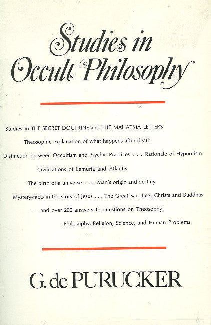 Studies in Occult Philosophy