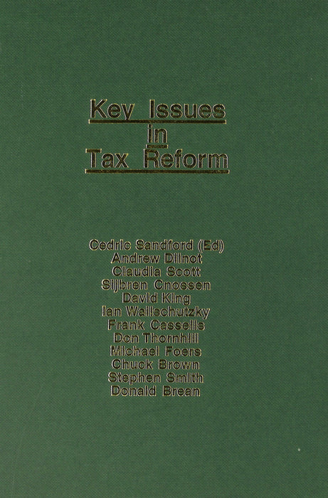 Key Issues in Tax Reform