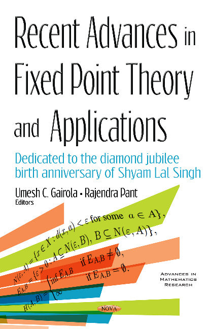 Recent Advances in Fixed Point Theory & Applications