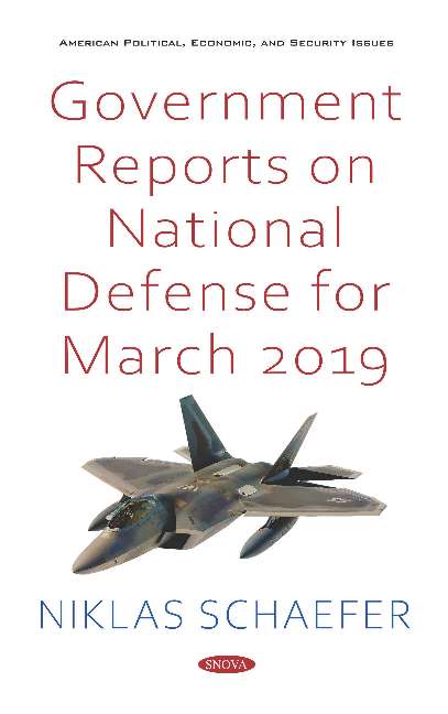 Government Reports on National Defense for March 2019