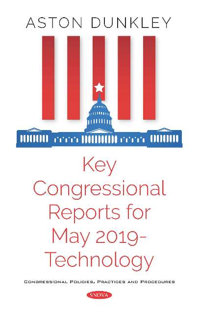 Key Congressional Reports for May 2019 âTechnology