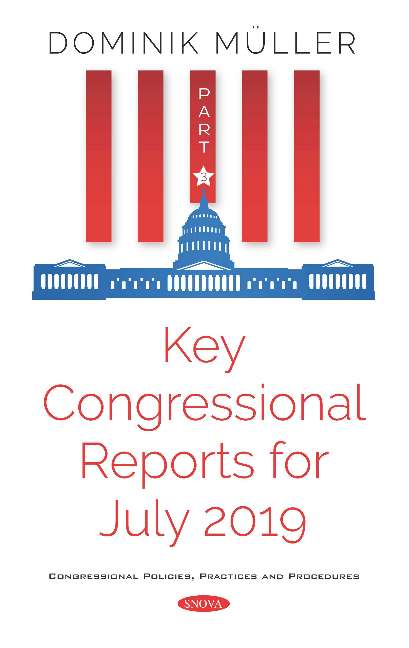 Key Congressional Reports for July 2019