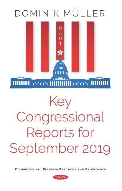 Key Congressional Reports for September 2019