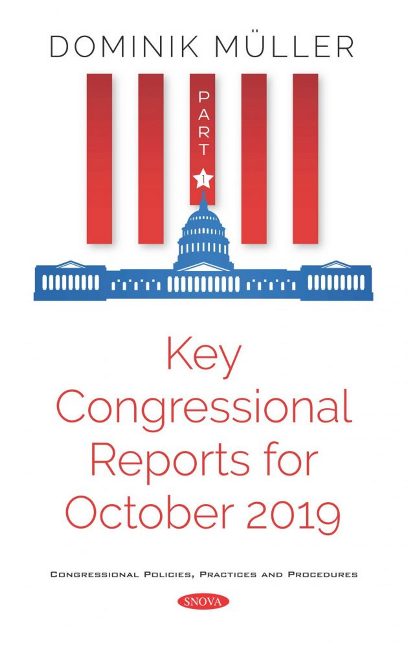 Key Congressional Reports for October 2019