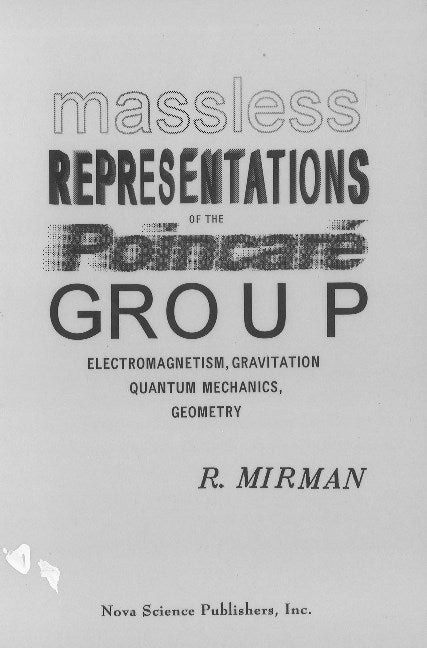 Massless Representations of the Poincaré Group