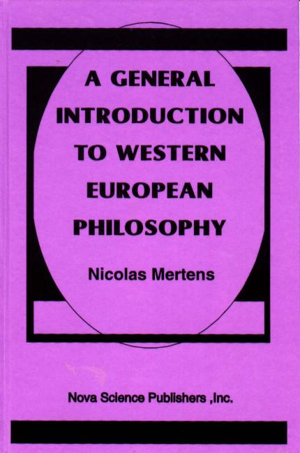 General Introduction to Western European Philosophy