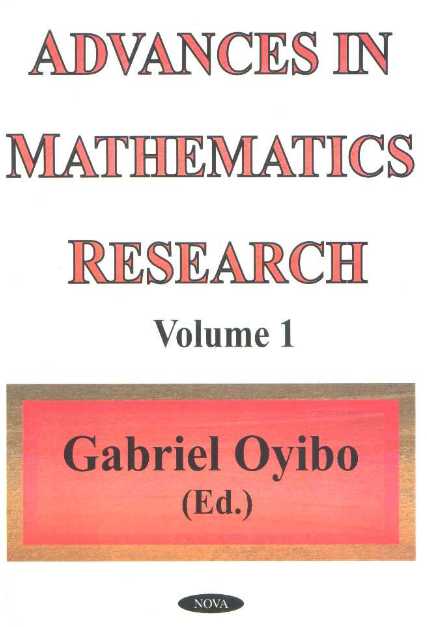 Advances in Mathematics Research