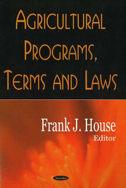 Agricultural Programs, Terms & Laws