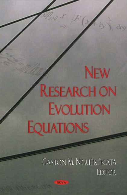 New Research on Evolution Equations