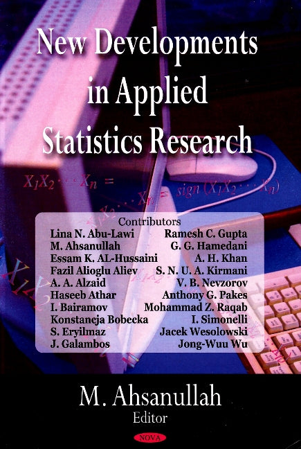 New Developments in Applied Statistics Research