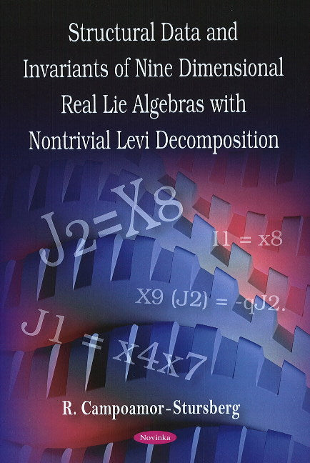 Invariants of Nine Dimensional Real Lie Algebras with Nontrivial Levi Decomposition