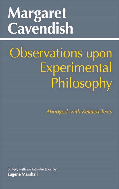 Observations upon Experimental Philosophy, Abridged