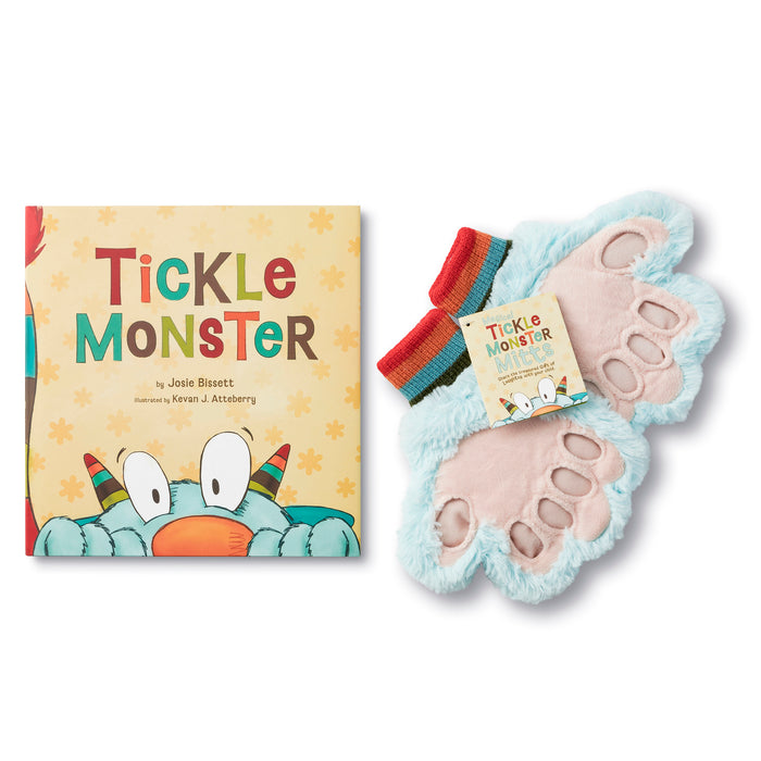 Tickle Monster Laughter Kit  Includes the Tickle Monster book and fluffy mitts for reading aloud and tickling!