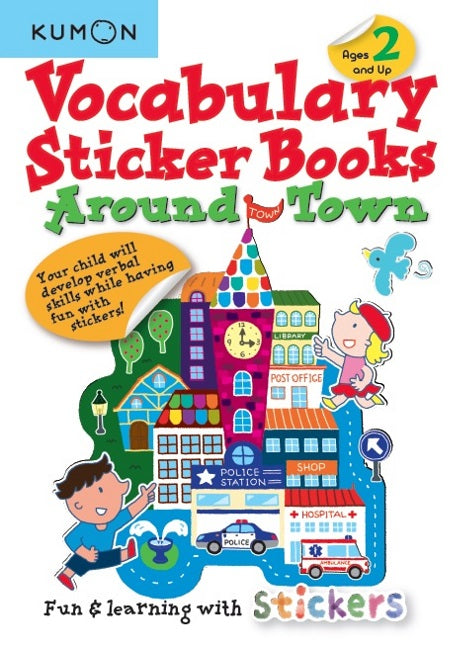 Vocabulary Sticker Books Around Town