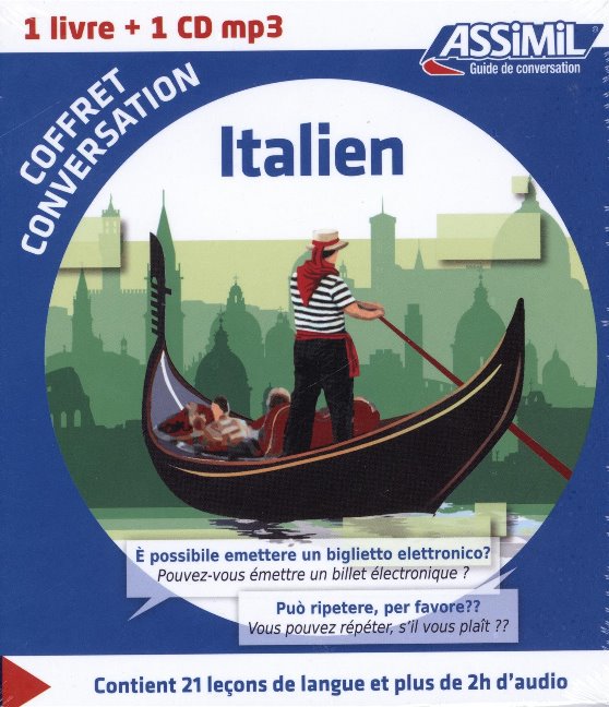 Coffret conversation Italien (guide + 1 CD)