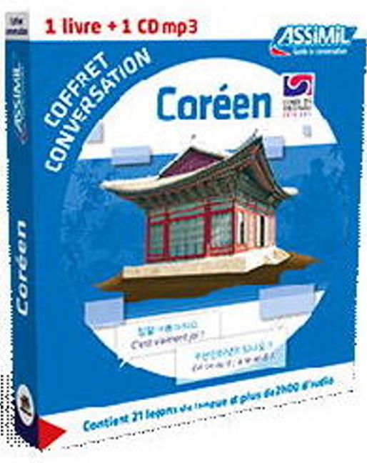 Coffret conversation coréen (guide+CD)