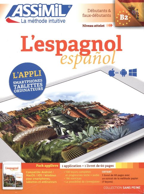 L'espagnol B2 - Pack applivre 1 application + 1 livret de 60 pages