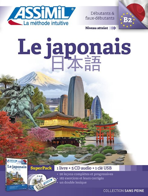 Le Japonais Superpack (Book + 4 CD audio + 1Mp3 USB)