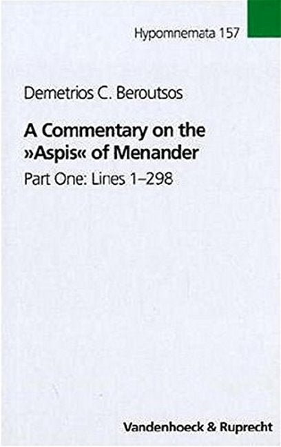 A Commentary on the Aspis of Menander