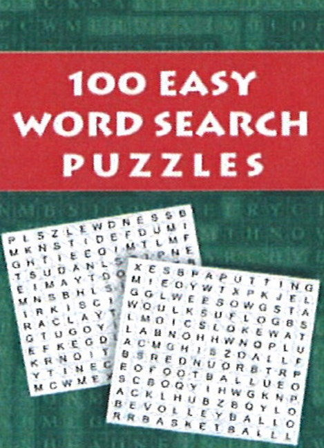 100 Easy Word Search Puzzles