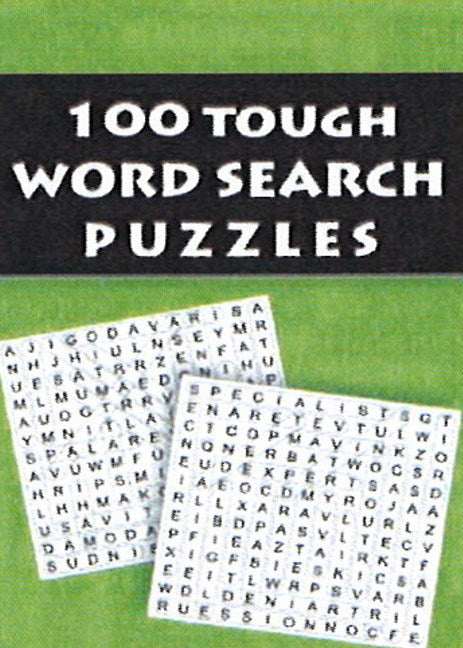 100 Tough Word Search Puzzles