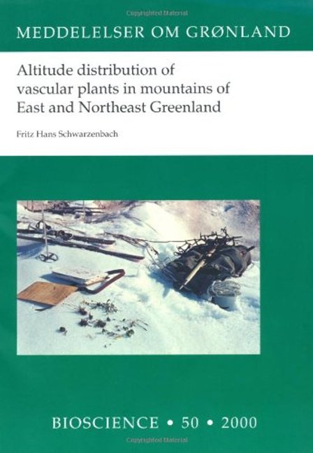 Altitude distribution of vascular plants in mountains of East and Northeast Greenland