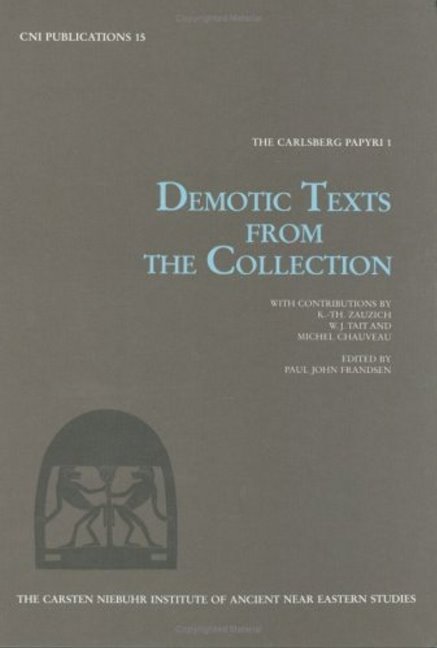 Demotic Texts from the Collection