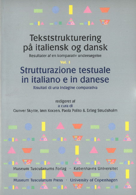 Tekststrukturering på italiensk og dansk / Strutturazione testuale in italiano e in danese -- 3-Volume Set