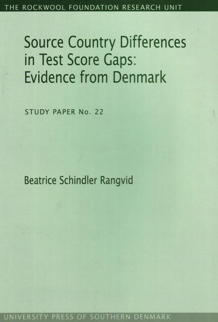Source Country Differences in Test Score Gaps